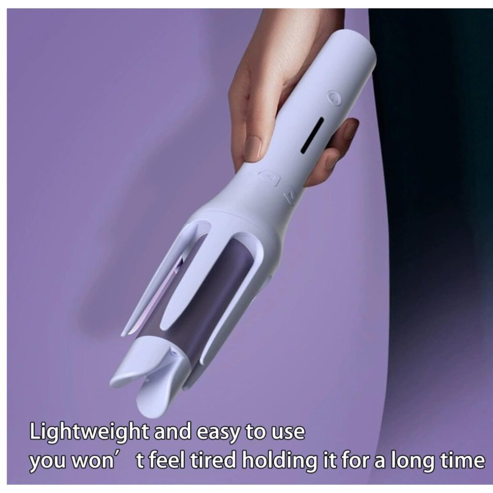 Automatic 3-barrel Hair Curler - Pink - Picture 6 of 6